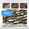 imageFOCEAN Boat Flooring  EVA Foam Boat Decking  Marine Flooring Marine Mats for Boats RV Yacht Kayak 945quotx 472quot236quot157quotBOSK Camo