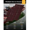 imageFOCEAN Boat Flooring  EVA Foam Boat Decking  Marine Flooring Marine Mats for Boats RV Yacht Kayak 945quotx 472quot236quot157quotBlack  Red Lines