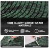 imageFOCEAN Boat Flooring  EVA Foam Boat Decking  Marine Flooring Marine Mats for Boats RV Yacht Kayak 945quotx 472quot236quot157quotMoss Camo