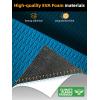 imageFOCEAN Boat Flooring EVA Foam Boat Decking Camo Marine Flooring SelfAdhesive Marine Mat for Motorboat RV Yacht Kayak 945quot x 472quot236quot157quotBlue