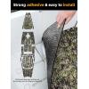 imageFOCEAN Boat Flooring EVA Foam Boat Decking Camo Marine Flooring SelfAdhesive Marine Mat for Motorboat RV Yacht Kayak 945quot x 472quot236quot157quotForest Camo