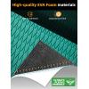 imageFOCEAN Boat Flooring EVA Foam Boat Decking Camo Marine Flooring SelfAdhesive Marine Mat for Motorboat RV Yacht Kayak 945quot x 472quot236quot157quotGreen