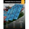 imageFOCEAN Boat Flooring EVA Foam Boat Decking Camo Marine Flooring SelfAdhesive Marine Mat for Motorboat RV Yacht Kayak 945quot x 472quot236quot157quotOcean Camo