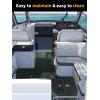 imageFOCEAN Boat Flooring EVA Foam Boat Decking Camo Marine Flooring SelfAdhesive Marine Mat for Motorboat RV Yacht Kayak 945quot x 472quot236quot157quotOlive Camo