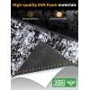 imageFOCEAN Boat Flooring EVA Foam Boat Decking Camo Marine Flooring SelfAdhesive Marine Mat for Motorboat RV Yacht Kayak 945quot x 472quot236quot157quotSnow Camo