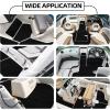 imageFOCEAN Boat Flooring EVA Foam Boat Decking Marine Flooring Brushed Texture Marine Mats for Boats Yacht Kayak RV 945quot x472quot 236quot157quotBlack