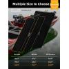 imageFOCEAN Boat Flooring EVA Foam Boat Decking Marine Flooring Brushed Texture Marine Mats for Boats Yacht Kayak RV 945quot x472quot 236quot157quotBlack