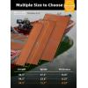 imageFOCEAN Boat Flooring EVA Foam Boat Decking Marine Flooring Brushed Texture Marine Mats for Boats Yacht Kayak RV 945quot x472quot 236quot157quotBrownBlack Back