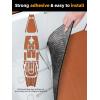imageFOCEAN Boat Flooring EVA Foam Boat Decking Marine Flooring Brushed Texture Marine Mats for Boats Yacht Kayak RV 945quot x472quot 236quot157quotBrownBlack Back