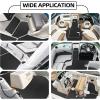 imageFOCEAN Boat Flooring EVA Foam Boat Decking Marine Flooring Brushed Texture Marine Mats for Boats Yacht Kayak RV 945quot x472quot 236quot157quotDark GreyBlack Back