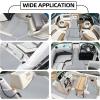 imageFOCEAN Boat Flooring EVA Foam Boat Decking Marine Flooring Brushed Texture Marine Mats for Boats Yacht Kayak RV 945quot x472quot 236quot157quotGreyBlack Back