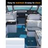imageFOCEAN Boat Flooring EVA Foam Boat Decking Marine Flooring Camo SelfAdhesive Diamand Pattern Marine Mats for Boats Yacht Kayak RV 945quotx157quot Jungle CamoBlue Camo