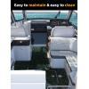 imageFOCEAN Boat Flooring EVA Foam Boat Decking Marine Flooring Camo SelfAdhesive Diamand Pattern Marine Mats for Boats Yacht Kayak RV 945quotx157quot Jungle CamoOlive Camo