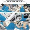 imageFOCEAN Boat Flooring EVA Foam Boat Decking Marine Flooring Camo SelfAdhesive Diamand Pattern Marine Mats for Boats Yacht Kayak RV 945quotx157quot Jungle CamoBlue Camo