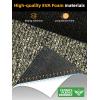 imageFOCEAN Boat Flooring EVA Foam Boat Decking Marine Flooring Camo SelfAdhesive Diamand Pattern Marine Mats for Boats Yacht Kayak RV 945quotx157quot Jungle CamoJungle Camo