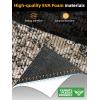 imageFOCEAN Boat Flooring EVA Foam Boat Decking Marine Flooring Camo SelfAdhesive Diamand Pattern Marine Mats for Boats Yacht Kayak RV 945quotx157quot Jungle CamoDesert Camo