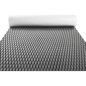 imageFOCEAN Boat Flooring  EVA Foam Boat Decking  Marine Flooring Marine Mats for Boats RV Yacht Kayak 945quotx 472quot236quot157quotGrey  Black Lines