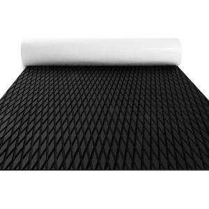 imageFOCEAN Boat Flooring EVA Foam Boat Decking Camo Marine Flooring SelfAdhesive Marine Mat for Motorboat RV Yacht Kayak 945quot x 472quot236quot157quotBlack