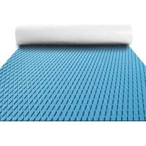 imageFOCEAN Boat Flooring EVA Foam Boat Decking Camo Marine Flooring SelfAdhesive Marine Mat for Motorboat RV Yacht Kayak 945quot x 472quot236quot157quotBlue