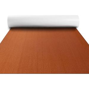 imageFOCEAN Boat Flooring EVA Foam Boat Decking Marine Flooring Brushed Texture Marine Mats for Boats Yacht Kayak RV 945quot x472quot 236quot157quotBrownBlack Back