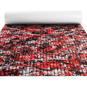 imageFOCEAN Boat Flooring EVA Foam Boat Decking Marine Flooring Camo SelfAdhesive Diamand Pattern Marine Mats for Boats Yacht Kayak RV 945quotx157quot Jungle CamoSpeed Red