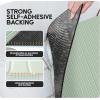 imageFOCEAN Boat Flooring EVA Foam Boat Decking Faux Teak Marine Flooring Boat Mat Boat Carpet Sheet for Motorboat RV Yacht Kayak Surfboard 945quotx 472quot354quot236quot157quotSeafoam Green with White Lines