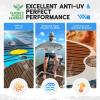 imageFOCEAN Boat Flooring EVA Foam Boat Decking Faux Teak Marine Flooring Boat Mat Boat Carpet Sheet for Motorboat RV Yacht Kayak Surfboard 945quotx 472quot354quot236quot157quotTerra with Black Lines