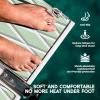 imageFOCEAN Boat Flooring EVA Foam Boat Decking Marine Mat NonSlip SelfAdhesive Flooring Sheet for Motorboat Kayak Surfboard Garden Swimming Pools 945x 157 Dark Grey with Black LinesSeafoam Green With White Lines