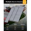 imageFOCEAN Boat Flooring EVA Foam Boat Decking Marine Mat NonSlip SelfAdhesive Flooring Sheet for Motorboat Kayak Surfboard Garden Swimming Pools 945x 157 Dark Grey with Black LinesGrey With Black Seam Lines