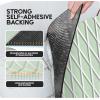 imageFOCEAN Boat Flooring EVA Foam Boat Decking Marine Mat NonSlip SelfAdhesive Flooring Sheet for Motorboat Kayak Surfboard Garden Swimming Pools 945x 157 Dark Grey with Black LinesSeafoam Green With White Lines