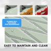 imageFOCEAN Boat Flooring EVA Foam Boat Decking Marine Mat NonSlip SelfAdhesive Flooring Sheet for Motorboat Kayak Surfboard Garden Swimming Pools 945x 157 Dark Grey with Black LinesSeafoam Green With White Lines
