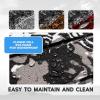 image:imageFOCEAN EVA Foam Boat Flooring Sea Vinyl Decking Camo Deck Mats with self Adhesive for Bass Boats Pontoon Boats Jon Boats RV Yacht Kayak FloorSCamo WhiteBlack