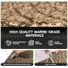 image:imageFOCEAN EVA Foam Boat Flooring Sea Vinyl Decking Camo Deck Mats with self Adhesive for Bass Boats Pontoon Boats Jon Boats RV Yacht Kayak Surfboard FloorDiamondCamo Brown