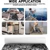 image:imageFOCEAN EVA Foam Boat Flooring Sea Vinyl Decking Camo Deck Mats with self Adhesive for Bass Boats Pontoon Boats Jon Boats RV Yacht Kayak Surfboard FloorDiamondCamo WhiteBlack