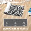 image:imageFOCEAN EVA Foam Boat Flooring Sea Vinyl Decking Camo Deck Mats with self Adhesive for Bass Boats Pontoon Boats Jon Boats RV Yacht Kayak Surfboard FloorStripeCamo WhiteBlack