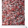image:imageFOCEAN EVA Foam Boat Flooring Sea Vinyl Decking Camo Deck Mats with self Adhesive for Bass Boats Pontoon Boats Jon Boats RV Yacht Kayak Surfboard FloorStripeCamo Red