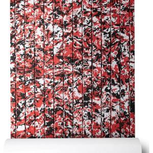 image:imageFOCEAN EVA Foam Boat Flooring Sea Vinyl Decking Camo Deck Mats with self Adhesive for Bass Boats Pontoon Boats Jon Boats RV Yacht Kayak Surfboard FloorStripeCamo Red