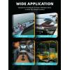 image:imageFOCEAN Boat Flooring EVA Foam Boat Decking SelfAdhesive Marine Mat for Motorboats Jon Boats Kayak Bass Boat Garden FloorDark Brown With Black Lines