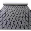 image:imageFOCEAN Boat Flooring EVA Foam Boat Decking SelfAdhesive Marine Mat for Motorboats Jon Boats Kayak Bass Boat Garden FloorDark Gray With Black Lines