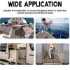 image:imageFOCEAN Boat Flooring EVA Foam Boat Decking with SelfAdhesive NonSlip Marine Carpet for Jon Boat Bass Boat Pontoon Boat Motorboat RV Yacht Kayak Surfboard FloorChocolate with Black Seam Lines