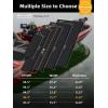 image:imageFOCEAN Boat Flooring EVA Foam Boat Decking with SelfAdhesive NonSlip Marine Carpet for Jon Boat Bass Boat Pontoon Boat Motorboat RV Yacht Kayak Surfboard FloorBlack With Dark Grey Lines