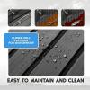 image:imageFOCEAN Boat Flooring EVA Foam Boat Decking with SelfAdhesive NonSlip Marine Carpet for Jon Boat Bass Boat Pontoon Boat Motorboat RV Yacht Kayak Surfboard FloorDark Gray with Black Seam Lines