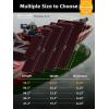 image:imageFOCEAN Boat Flooring EVA Foam Boat Decking with SelfAdhesive NonSlip Marine Carpet for Jon Boat Bass Boat Pontoon Boat Motorboat RV Yacht Kayak Surfboard FloorBlack With Red Seam Lines