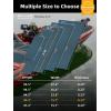 image:imageFOCEAN Boat Flooring EVA Foam Boat Decking with SelfAdhesive NonSlip Marine Carpet for Jon Boat Bass Boat Pontoon Boat Motorboat RV Yacht Kayak Surfboard FloorDark Grey With Blue Lines
