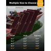 image:imageFOCEAN Boat Flooring EVA Foam Boat Decking with SelfAdhesive NonSlip Marine Carpet for Jon Boat Bass Boat Pontoon Boat Motorboat RV Yacht Kayak Surfboard FloorBlack With Red Seam Lines