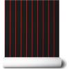 Black With Red Seam Lines