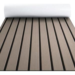 image:imageFOCEAN Boat Flooring EVA Foam Boat Decking with SelfAdhesive NonSlip Marine Carpet for Jon Boat Bass Boat Pontoon Boat Motorboat RV Yacht Kayak Surfboard FloorTerra with Black Seam Lines